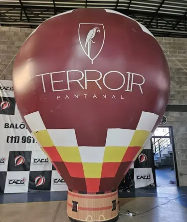 Produto inflável com impressão total